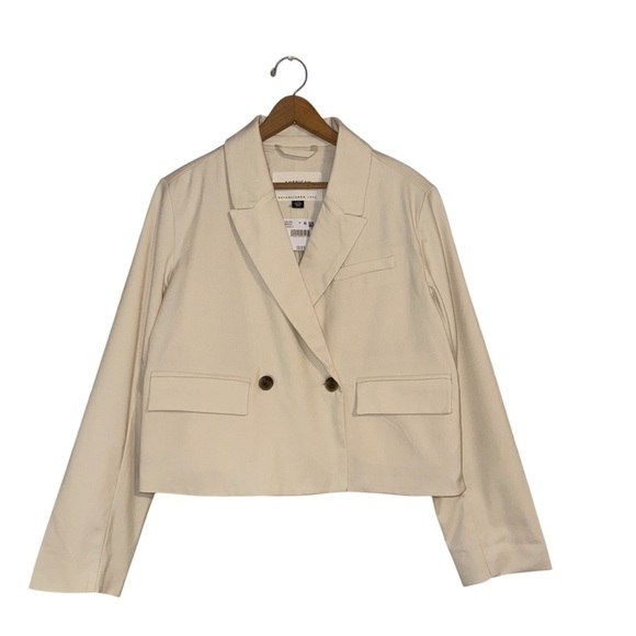 American Eagle Cropped Blazer Size L - Picture 6 of 12